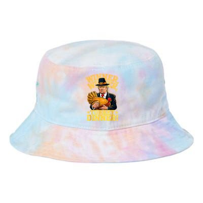 Humor Funny Trump Winner Winner Turkey Dinner Thanksgiving Tie Dye Newport Bucket Hat