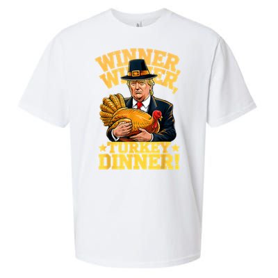 Humor Funny Trump Winner Winner Turkey Dinner Thanksgiving Sueded Cloud Jersey T-Shirt