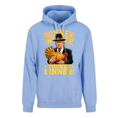 Humor Funny Trump Winner Winner Turkey Dinner Thanksgiving Unisex Surf Hoodie