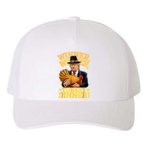 Humor Funny Trump Winner Winner Turkey Dinner Thanksgiving Yupoong Adult 5-Panel Trucker Hat