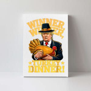 Humor Funny Trump Winner Winner Turkey Dinner Thanksgiving Canvas