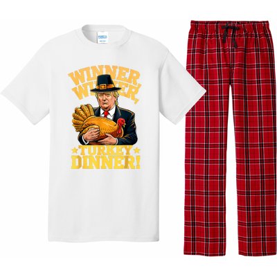 Humor Funny Trump Winner Winner Turkey Dinner Thanksgiving Pajama Set