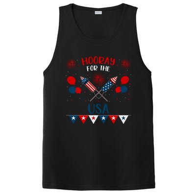 Hooray For The Usa 4th July Patriotic Usa Independence Day Cool Gift PosiCharge Competitor Tank