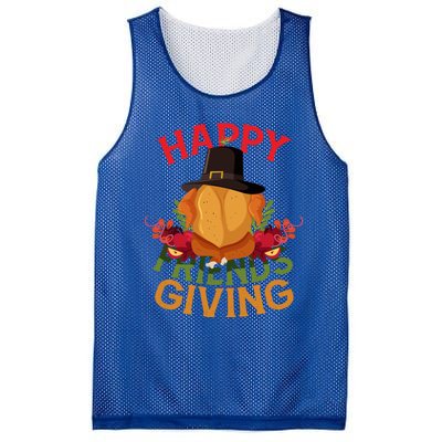 Happy Friendsgiving Turkey Day Thanksgiving A Friends Giving Funny Gift Mesh Reversible Basketball Jersey Tank