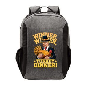 Humor Funny Trump Winner Winner Turkey Dinner Thanksgiving Vector Backpack