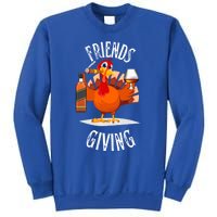 Happy Friendsgiving Turkey Friends Giving Funny Gift Sweatshirt