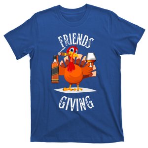 Happy Friendsgiving Turkey Friends Giving Funny Gift T-Shirt