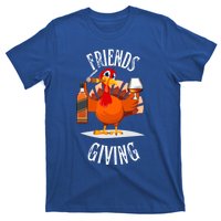 Happy Friendsgiving Turkey Friends Giving Funny Gift T-Shirt