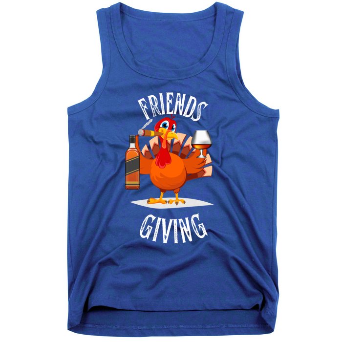 Happy Friendsgiving Turkey Friends Giving Funny Gift Tank Top