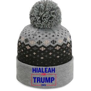 Hialeah For Trump 2024 The Baniff Cuffed Pom Beanie