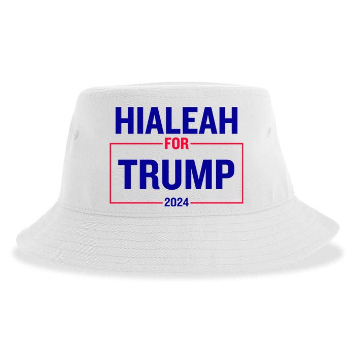 Hialeah For Trump 2024 Sustainable Bucket Hat