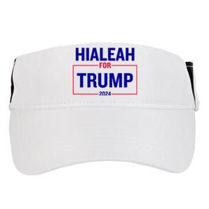 Hialeah For Trump 2024 Adult Drive Performance Visor