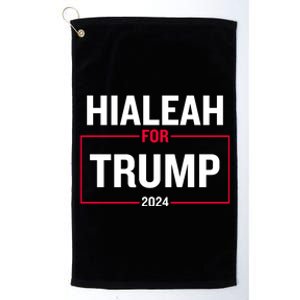 Hialeah For Trump 2024 Platinum Collection Golf Towel