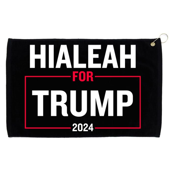 Hialeah For Trump 2024 Grommeted Golf Towel