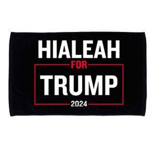 Hialeah For Trump 2024 Microfiber Hand Towel