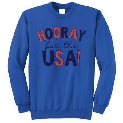 Hooray For The Usa Cute 4th Of July Funny Gift Sweatshirt