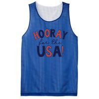 Hooray For The Usa Cute 4th Of July Funny Gift Mesh Reversible Basketball Jersey Tank