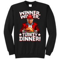 Humor Funny Trump Winner Winner Turkey Dinner Thanksgiving Sweatshirt