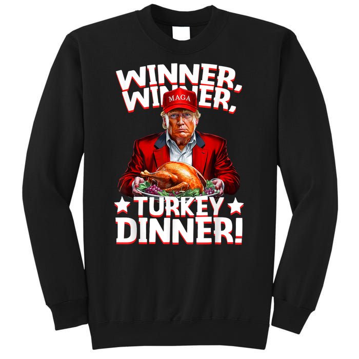 Humor Funny Trump Winner Winner Turkey Dinner Thanksgiving Sweatshirt