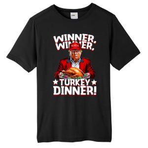 Humor Funny Trump Winner Winner Turkey Dinner Thanksgiving Tall Fusion ChromaSoft Performance T-Shirt