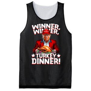 Humor Funny Trump Winner Winner Turkey Dinner Thanksgiving Mesh Reversible Basketball Jersey Tank