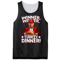 Humor Funny Trump Winner Winner Turkey Dinner Thanksgiving Mesh Reversible Basketball Jersey Tank