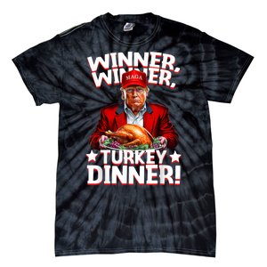 Humor Funny Trump Winner Winner Turkey Dinner Thanksgiving Tie-Dye T-Shirt