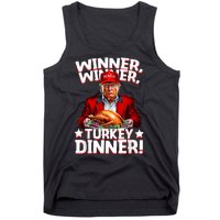 Humor Funny Trump Winner Winner Turkey Dinner Thanksgiving Tank Top