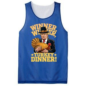 Humor Funny Trump Winner Winner Turkey Dinner Thanksgiving Gift Mesh Reversible Basketball Jersey Tank