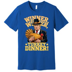 Humor Funny Trump Winner Winner Turkey Dinner Thanksgiving Gift Premium T-Shirt