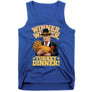 Humor Funny Trump Winner Winner Turkey Dinner Thanksgiving Gift Tank Top