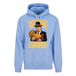 Humor Funny Trump Winner Winner Turkey Dinner Thanksgiving Gift Unisex Surf Hoodie