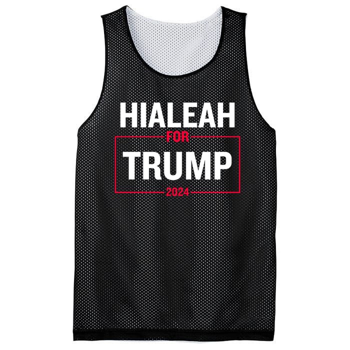 Hialeah For Trump 2024 Mesh Reversible Basketball Jersey Tank