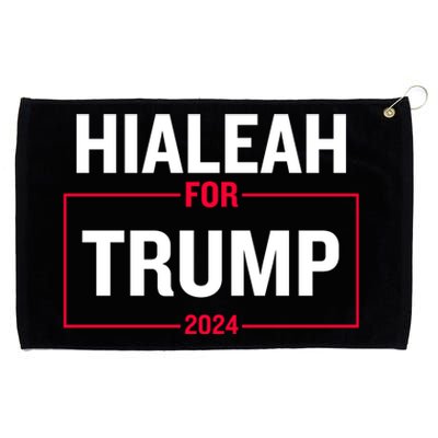 Hialeah For Trump 2024 Grommeted Golf Towel