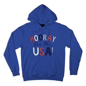 Hooray For The Usa Cute Fourth Of July Funny Gift Hoodie