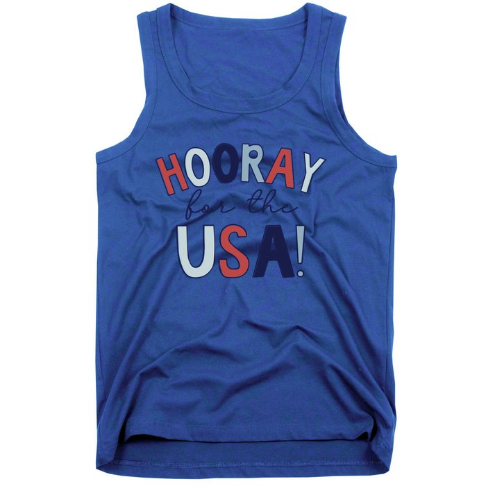 Hooray For The Usa Cute Fourth Of July Funny Gift Tank Top