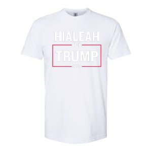 Hialeah For Trump 2024 Softstyle CVC T-Shirt