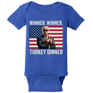 Humor Funny Trump Winner Winner Turkey Dinner Thanksgiving Gift Baby Bodysuit