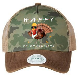 Happy Friendsgiving Turkey Friends Giving Funny Gift Legacy Tie Dye Trucker Hat