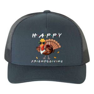 Happy Friendsgiving Turkey Friends Giving Funny Gift Yupoong Adult 5-Panel Trucker Hat