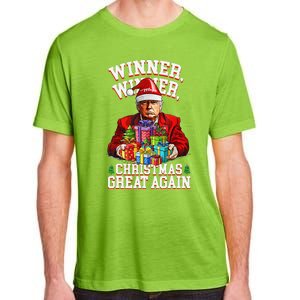 Humor Funny Trump Winner Winner Christmas Great Again Win Adult ChromaSoft Performance T-Shirt