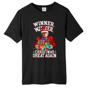 Humor Funny Trump Winner Winner Christmas Great Again Win Tall Fusion ChromaSoft Performance T-Shirt