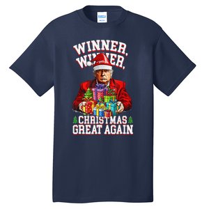 Humor Funny Trump Winner Winner Christmas Great Again Win Tall T-Shirt