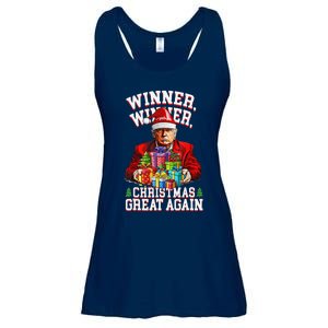 Humor Funny Trump Winner Winner Christmas Great Again Win Ladies Essential Flowy Tank