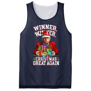 Humor Funny Trump Winner Winner Christmas Great Again Win Mesh Reversible Basketball Jersey Tank