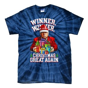 Humor Funny Trump Winner Winner Christmas Great Again Win Tie-Dye T-Shirt