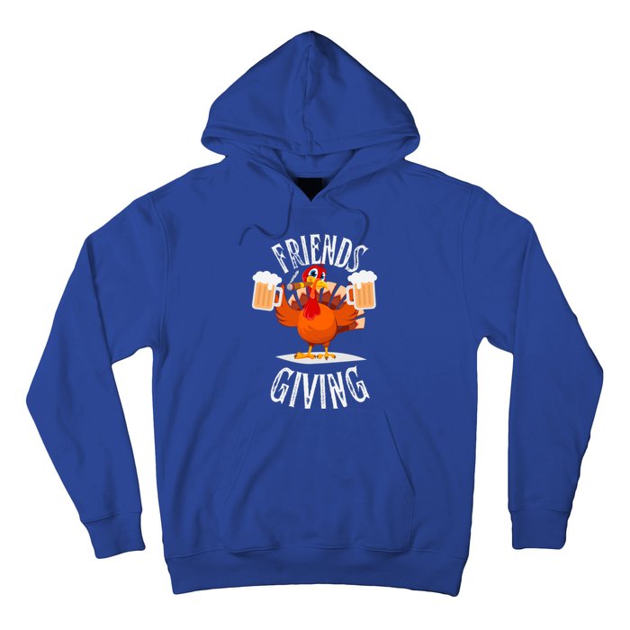 Happy Friendsgiving Turkey Friends Giving Funny Thanksgiving Gift Hoodie