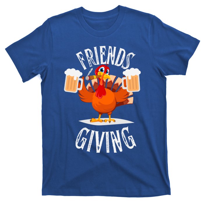 Happy Friendsgiving Turkey Friends Giving Funny Thanksgiving Gift T-Shirt