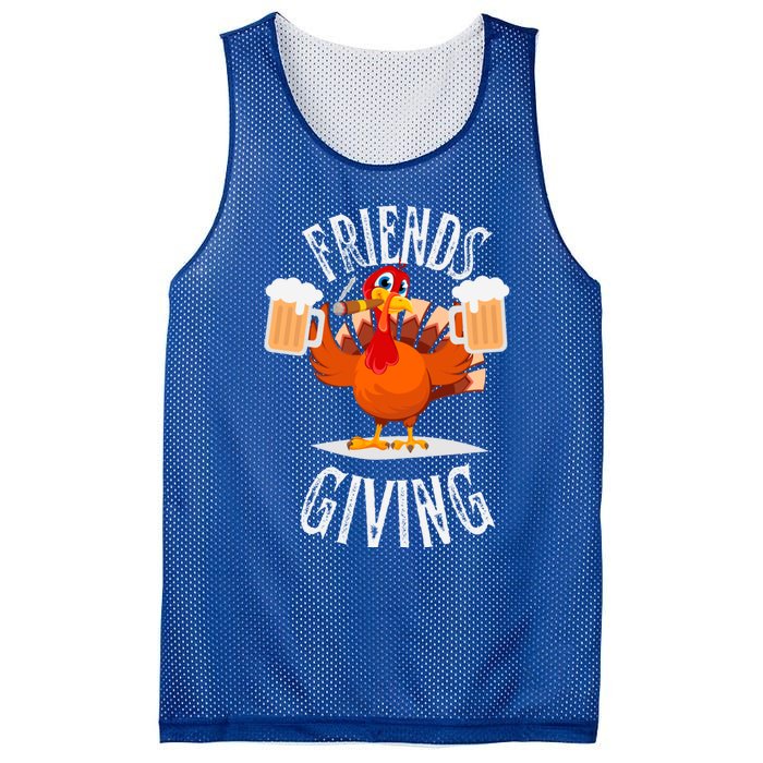 Happy Friendsgiving Turkey Friends Giving Funny Thanksgiving Gift Mesh Reversible Basketball Jersey Tank