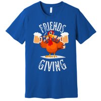 Happy Friendsgiving Turkey Friends Giving Funny Thanksgiving Gift Premium T-Shirt